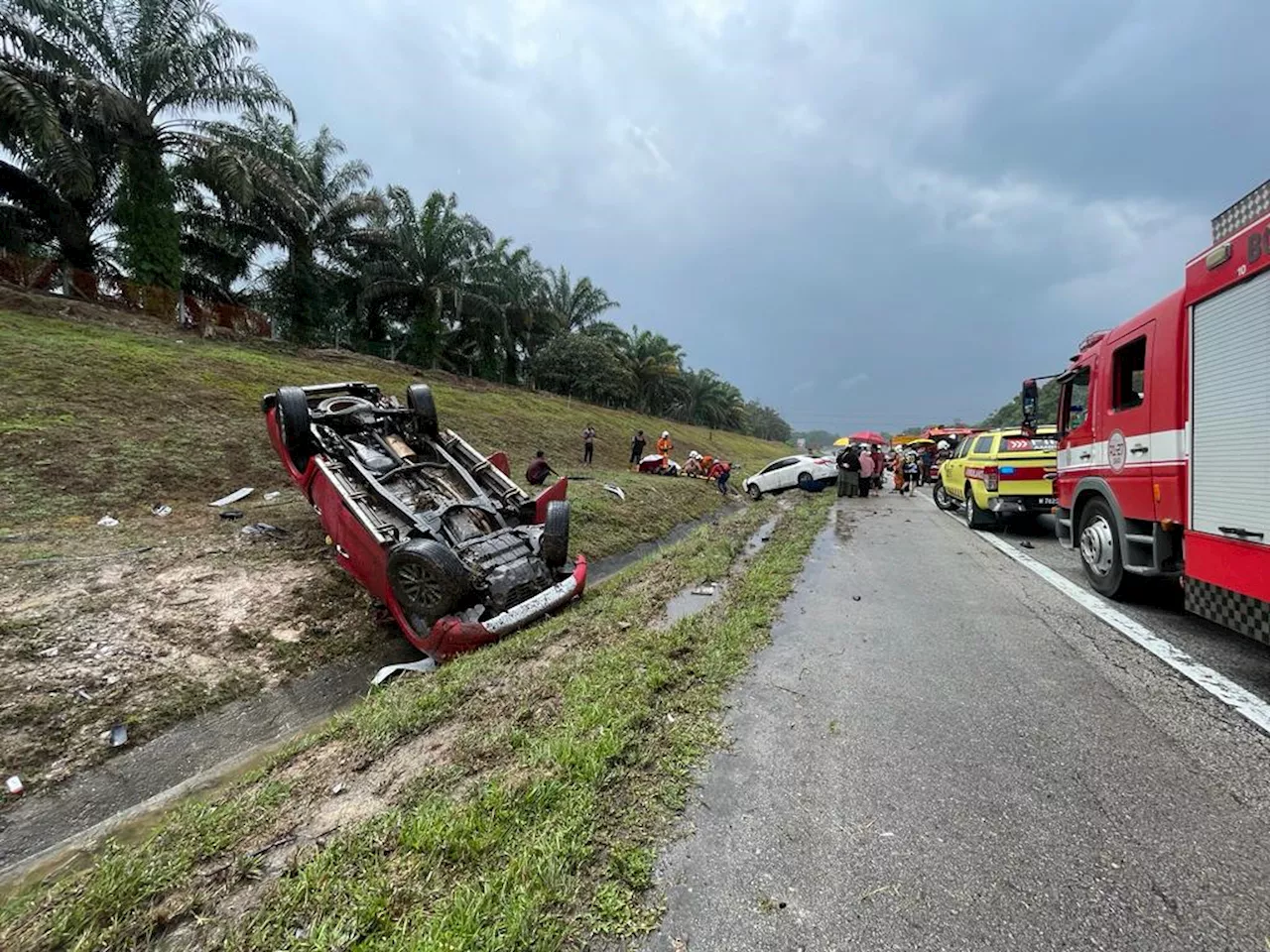 Tiga Muslimat Pas Sungai Petani pulang dari Muktamar maut dirempuh kereta