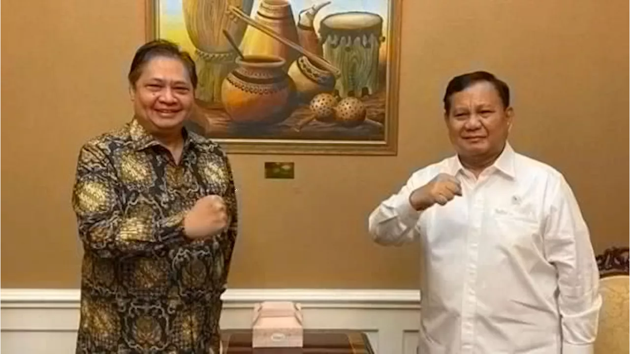 Airlangga Sebut Prabowo Akan Mendaftar ke KPU Sabtu Besok, Usai Rapimnas Golkar