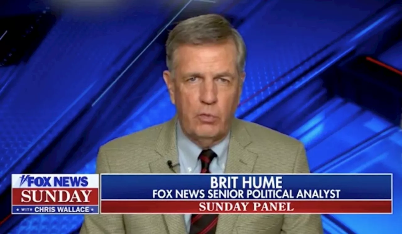 Fox News' Brit Hume says Joe Biden did 'remarkably well' on prime-time address