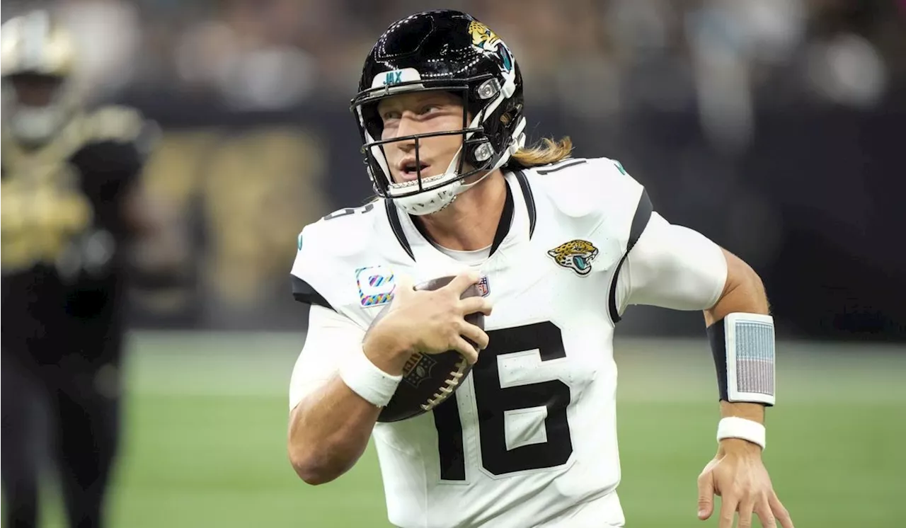 Trevor Lawrence comes through late and the Jaguars hold off the Saints, 31-24