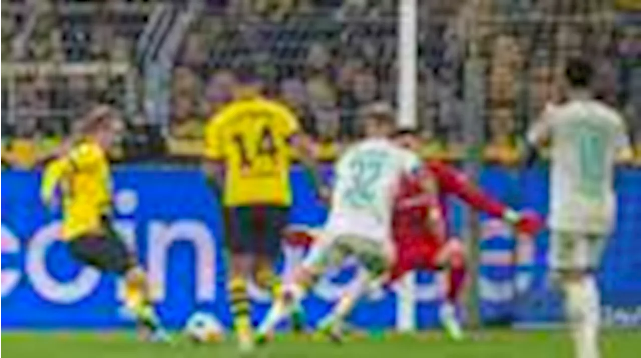 Werder Bremen unterliegt Borussia Dortmund knapp mit 0:1