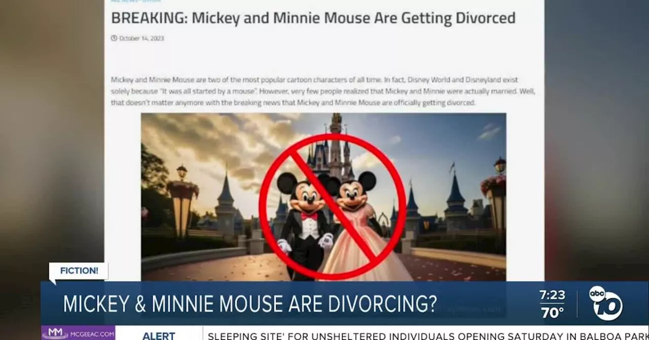 Fact or Fiction: Mickey and Minnie Mouse are breaking up?