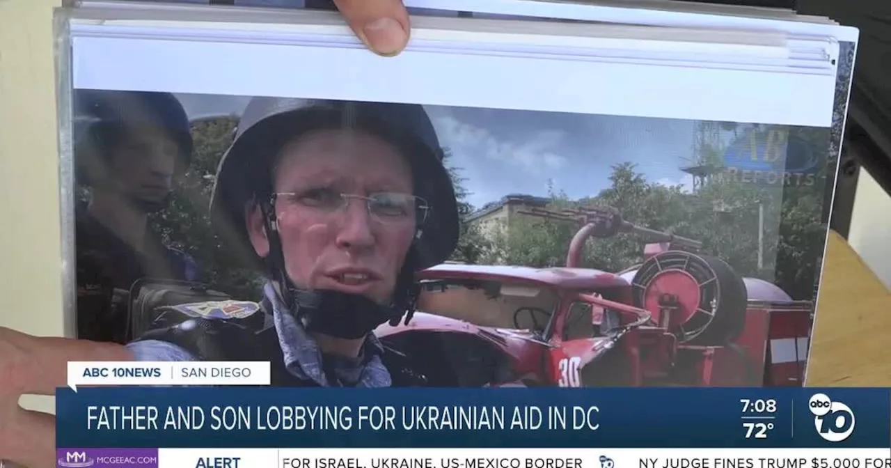 Father and son head to DC to lobby for Ukrainian support