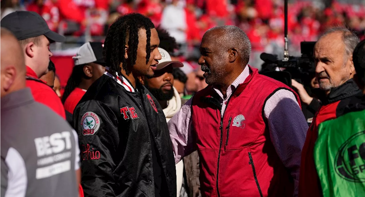 C.J. Stroud Embraces Former Ohio State Teammates Ahead of College GameDay Appearance, Top-10 Battle Between Buckeyes and Nittany Lions