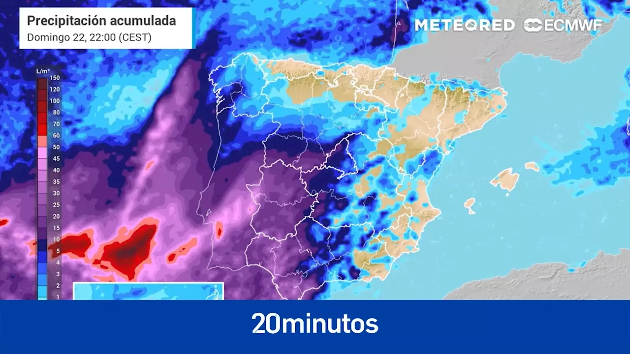 Llegan intensas lluvias y vientos en las próximas horas: estas serán las zonas más afectadas