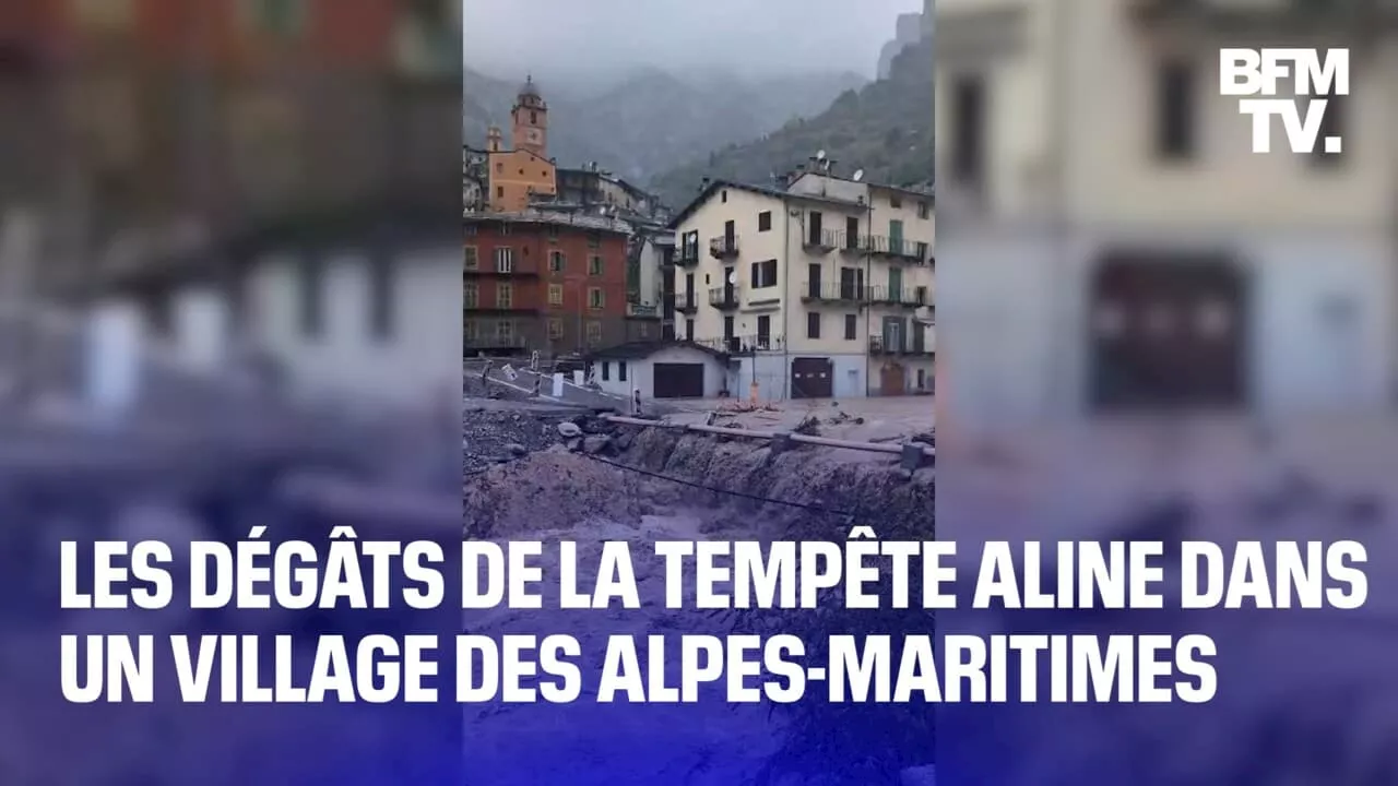 Tempête Aline: 'Trois ans après, on a l'impression de repartir à zéro', la désolation des habitants de Saint-Martin-Vésubie