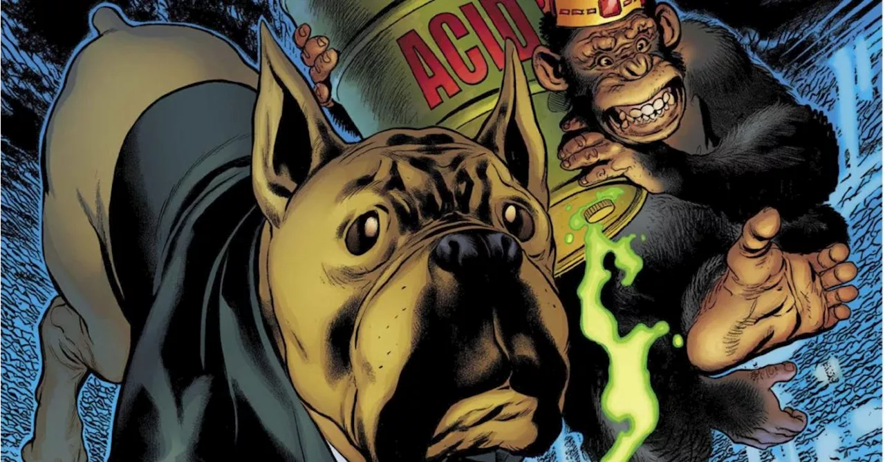 Acid Chimp Vs Business Dog In Ahoy Comics January 2024 Solicits