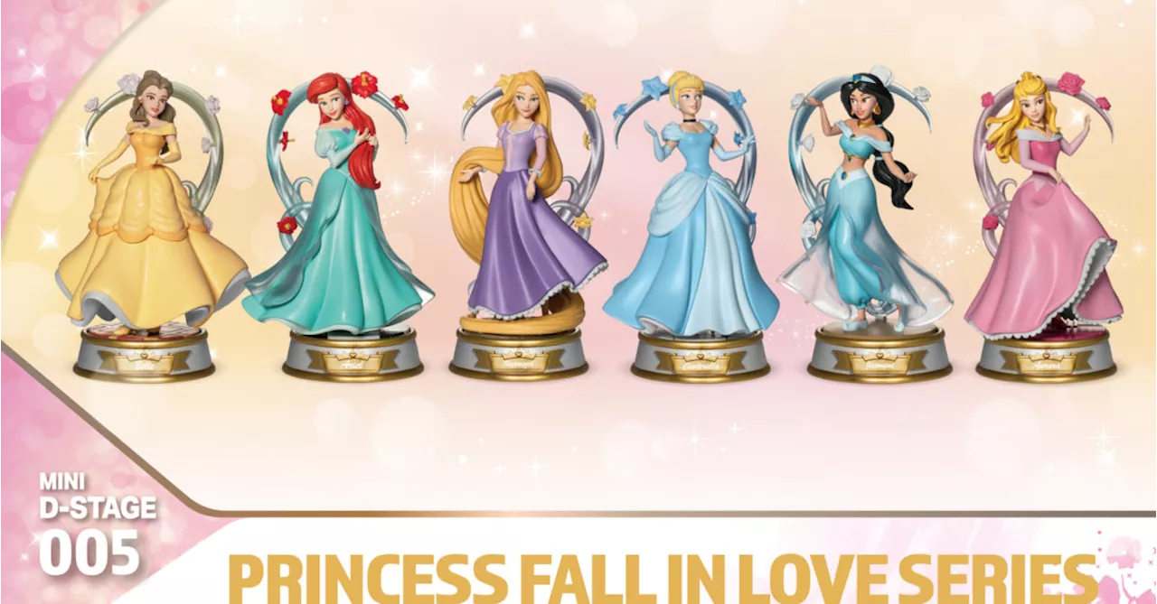 Disney Princess Falling in Love Dioramas Revealed by Beast Kingdom