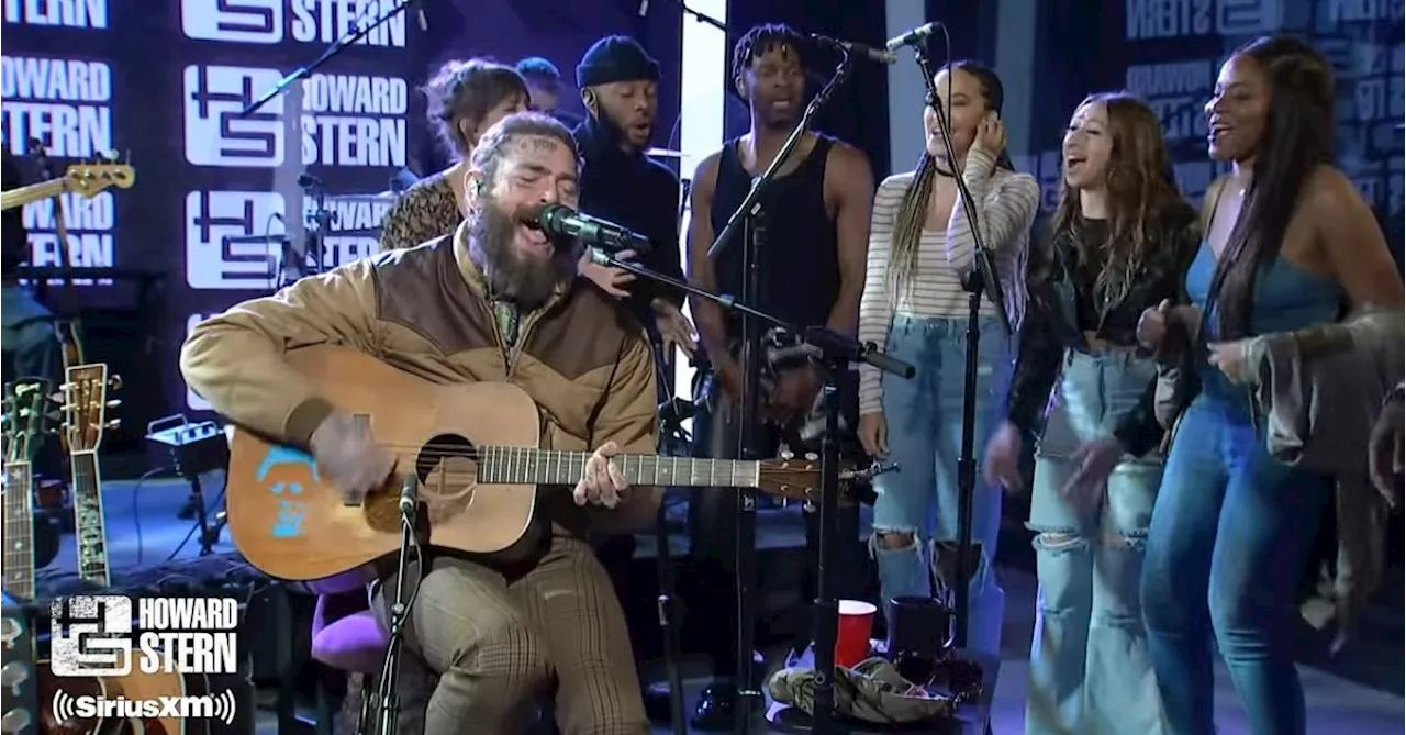 Howard Stern: Post Malone Performs Alice in Chains/'Them Bones' Cover