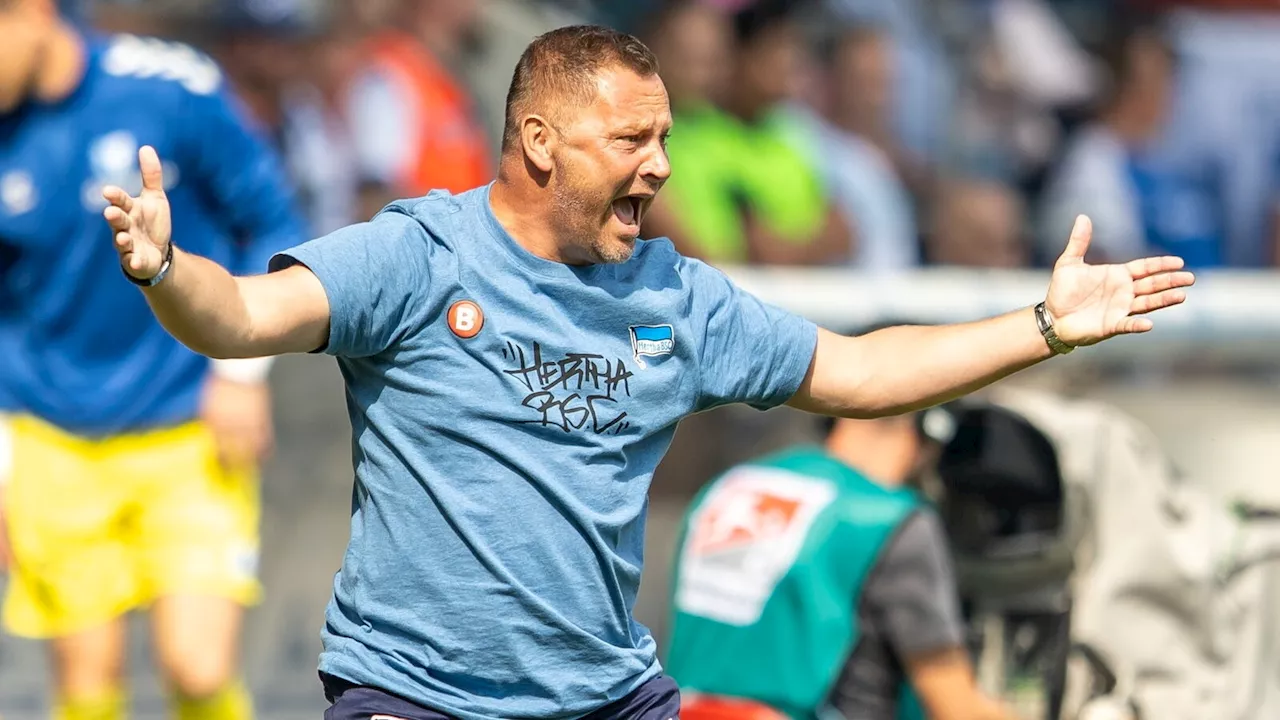 Dardai will mit Hertha nicht ins Niemandsland