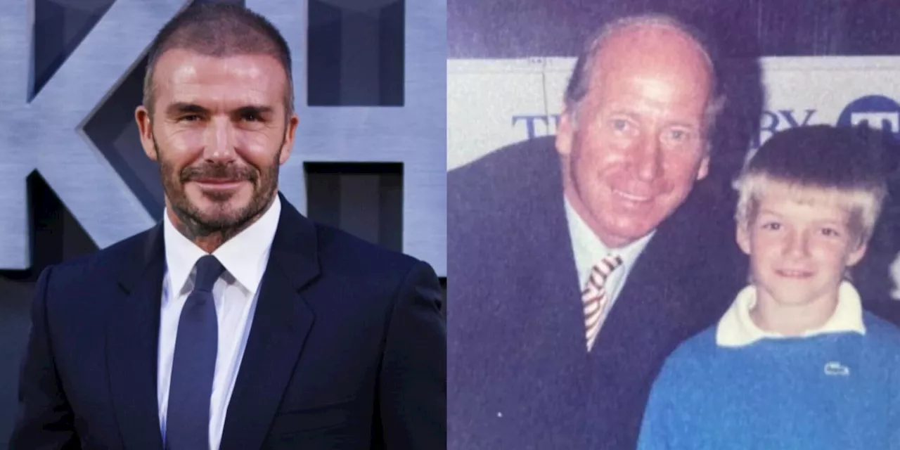 Il messaggio struggente di Beckham per Bobby Charlton