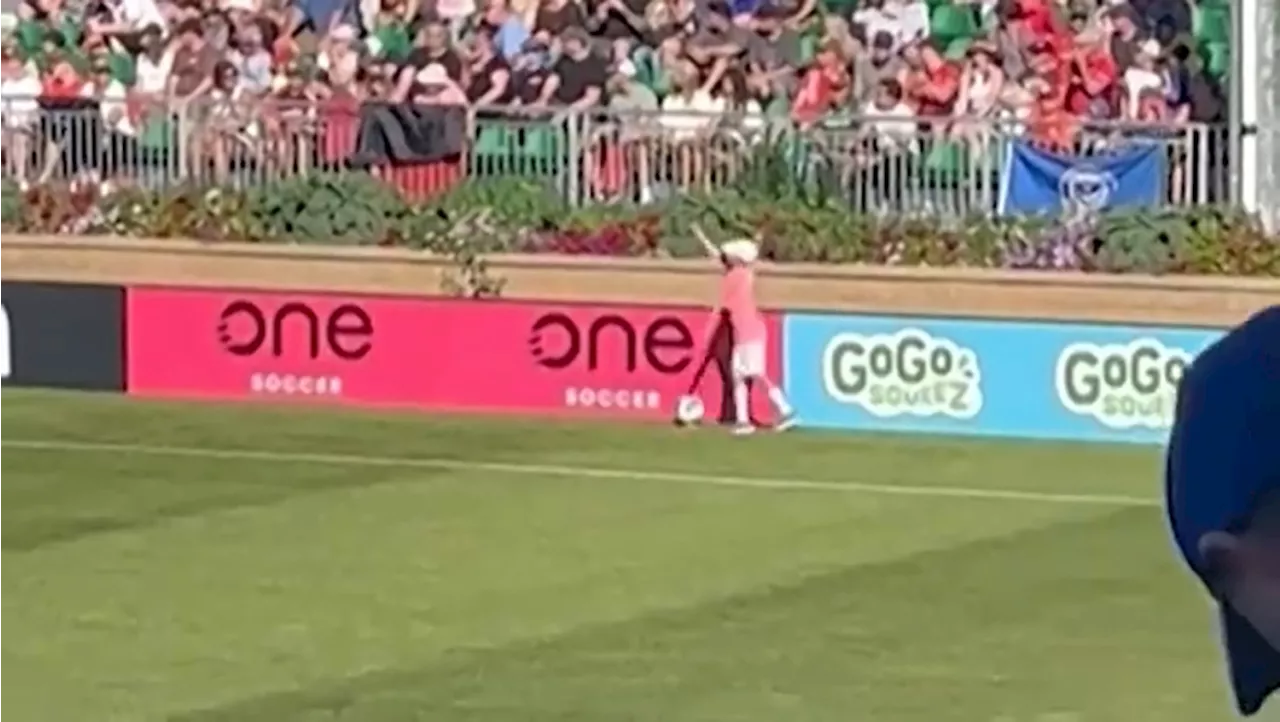 Dancing 10-year-old super fan Michael Rojas cheers on Cavalry FC