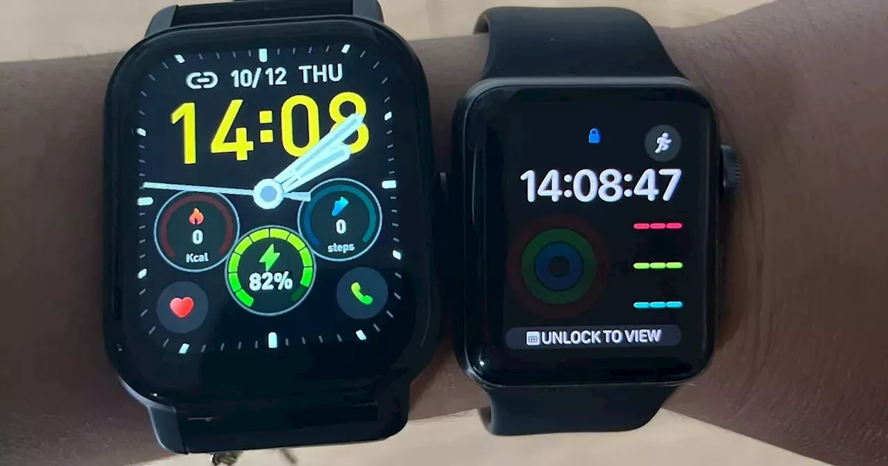 I compared my Apple Watch to a £30 Amazon 'dupe' - here is my verdict