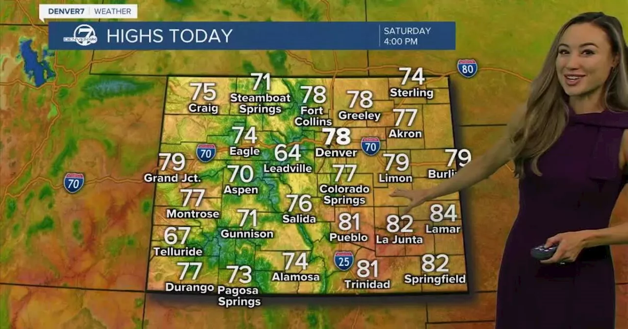 Mild and dry this weekend across Colorado