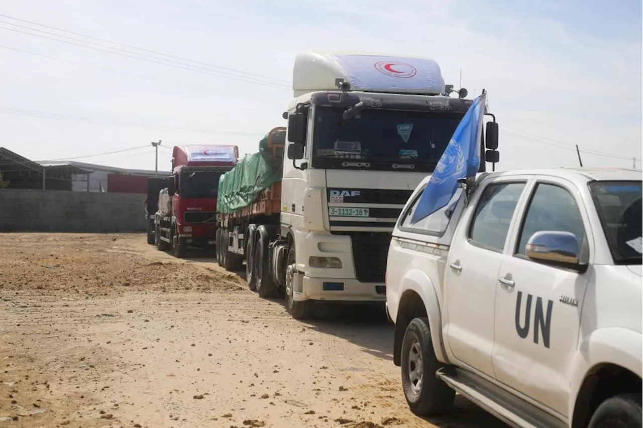 | Aid starts moving into the Gaza Strip after 2 weeks of war