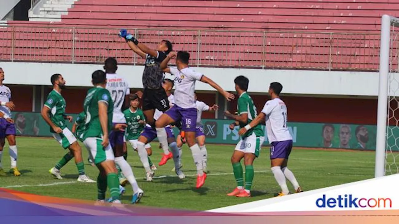 Babak Pertama PSS Sleman Vs Persik Kediri Berakhir Imbang