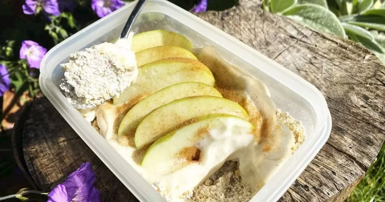 Slimming World friendly apple pie cheesecake great for breakfast