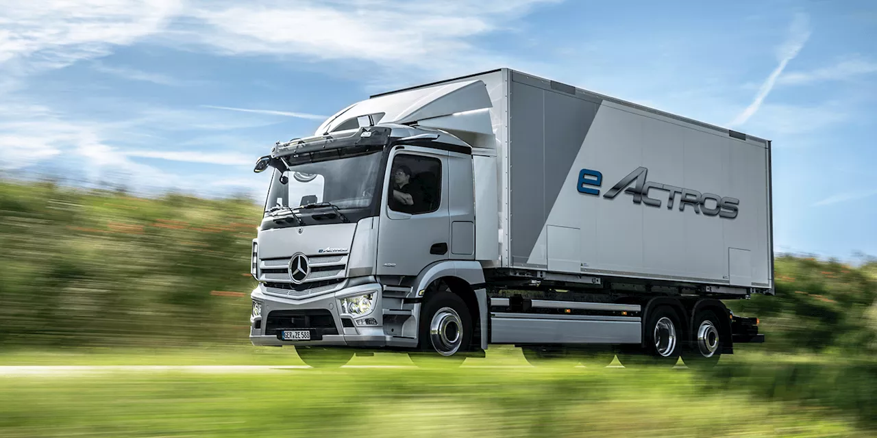 Serien-eActros: Schlaglicht auf Mercedes‘ E-Lkw-Debüt