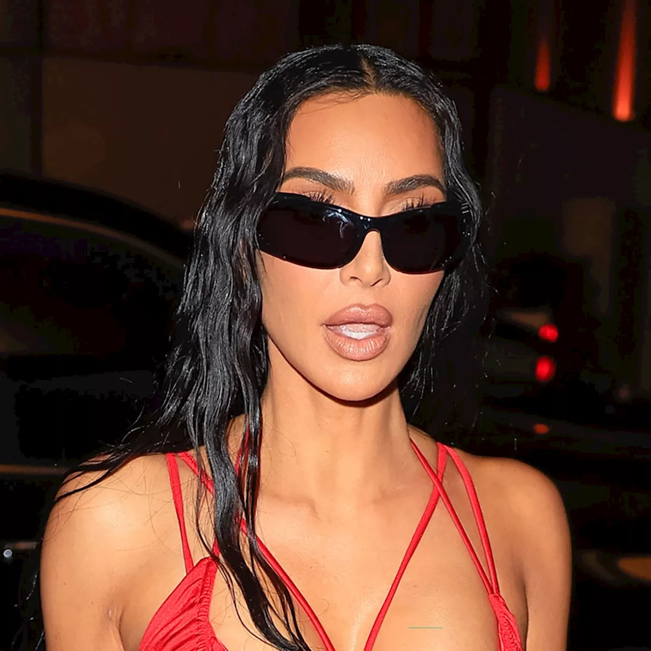 Kim Kardashian Showcases Red Hot Style as She Celebrates 43rd Birthday With Family and Friends