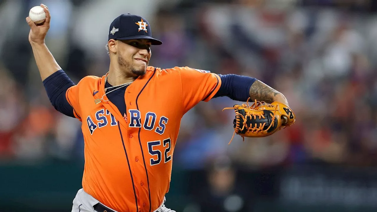 Astros' Bryan Abreu facing 2-game suspension for plunking Adolis Garcia