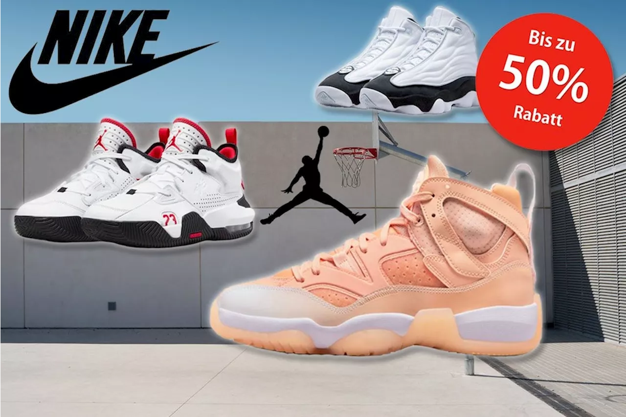 Nike Air Jordan Sneaker und Kleidung im Nike Sale – jetzt bis -50% Mega Rabatte auf die Kult-Schuhe sichern |