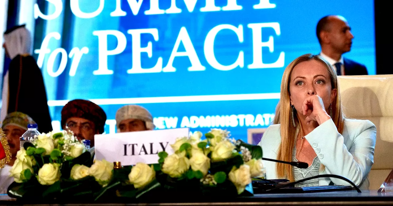 Giorgia Meloni al summit per la pace in Egitto: “Hamas usa terrorismo per impedire dialogo, reazioni…