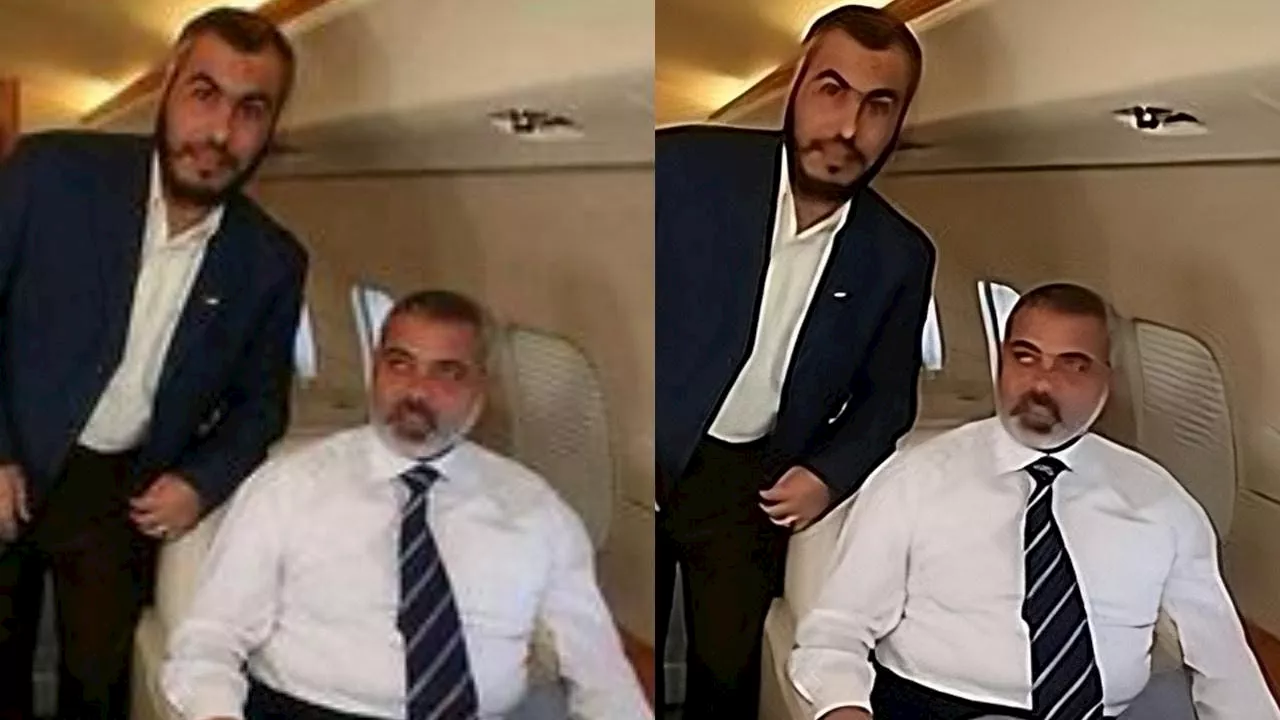 Viral Photos Of Hamas Leaders Accused Of Being AI Fakes Actually Just Poorly Upscaled