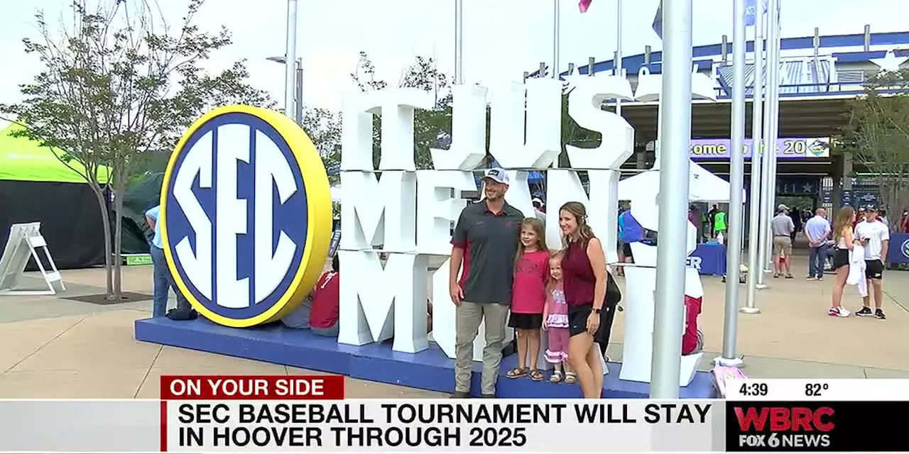 SEC Baseball Tournament staying in Hoover through 2025