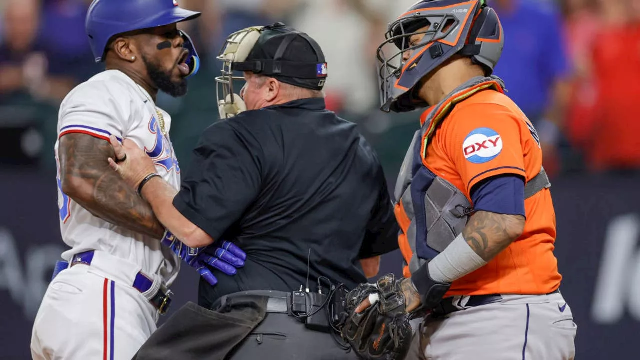 Houston Astros pitcher Bryan Abreu receives 2 game suspension for intentionally throwing at Rangers player