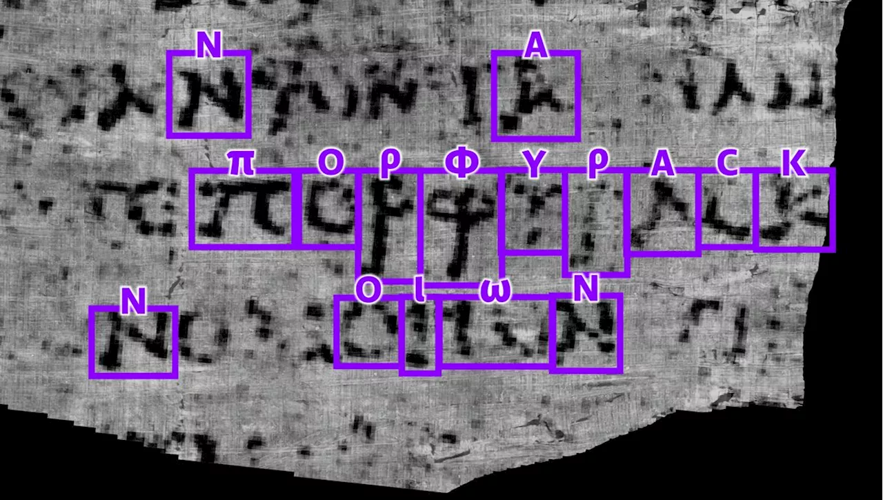 Un étudiant de 21 ans parvient à déchiffrer un mot sur un parchemin carbonisé de 2 000 ans