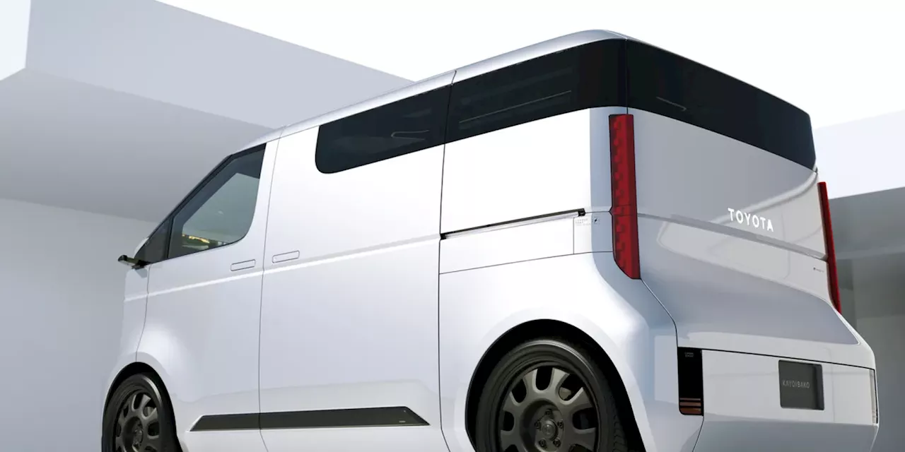 Toyota Kayoibako EV Van Concept with a sleek, futuristic design unveiled