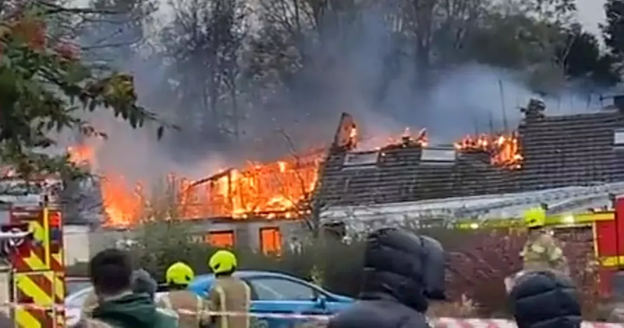 East Kilbride residents evacuated after devastating blaze rips through flats