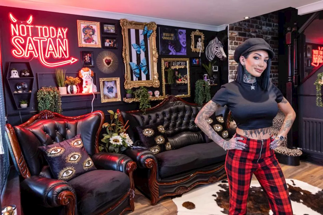 Glasgow’s goth Mrs Hinch goes viral over TikTok house reveal