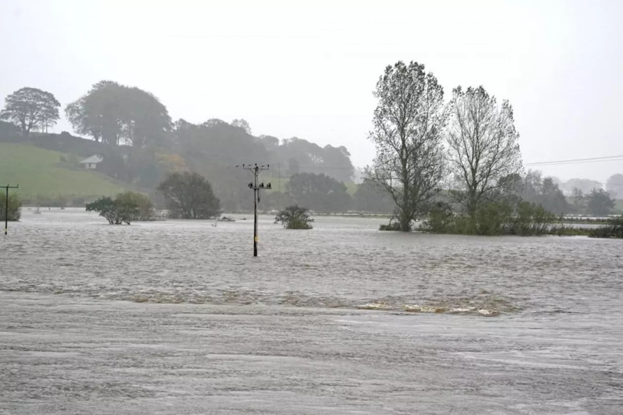 Travel disruption to continue in parts of UK after flooding from Storm Babet