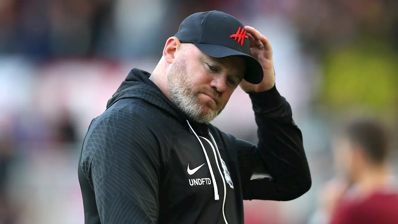 Wayne Rooney speaks out after suffering heartbreaking defeat in first game in charge of Birmingham City to former Man Utd team-mate