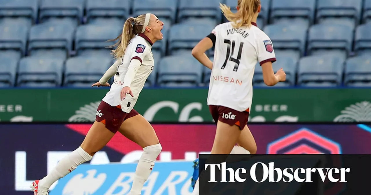 Chloe Kelly strikes to sink Leicester and take Manchester City top of WSL