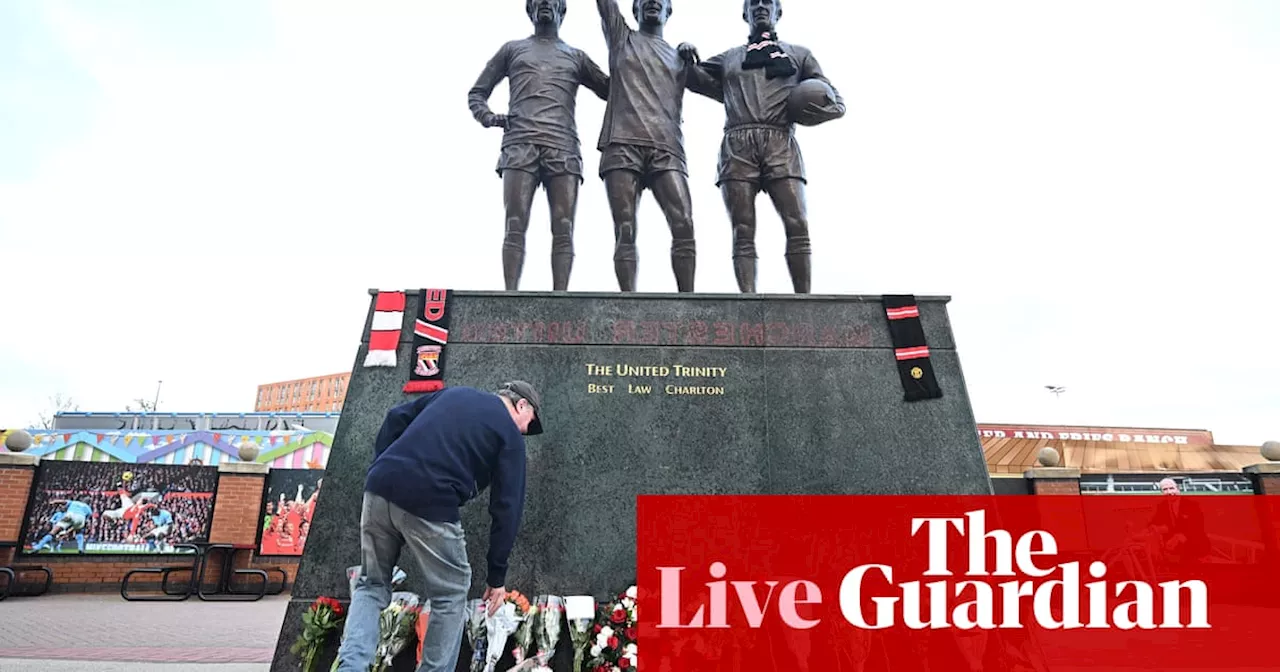 Sir Bobby Charlton dies at age of 86: tributes paid to ‘England’s greatest player’