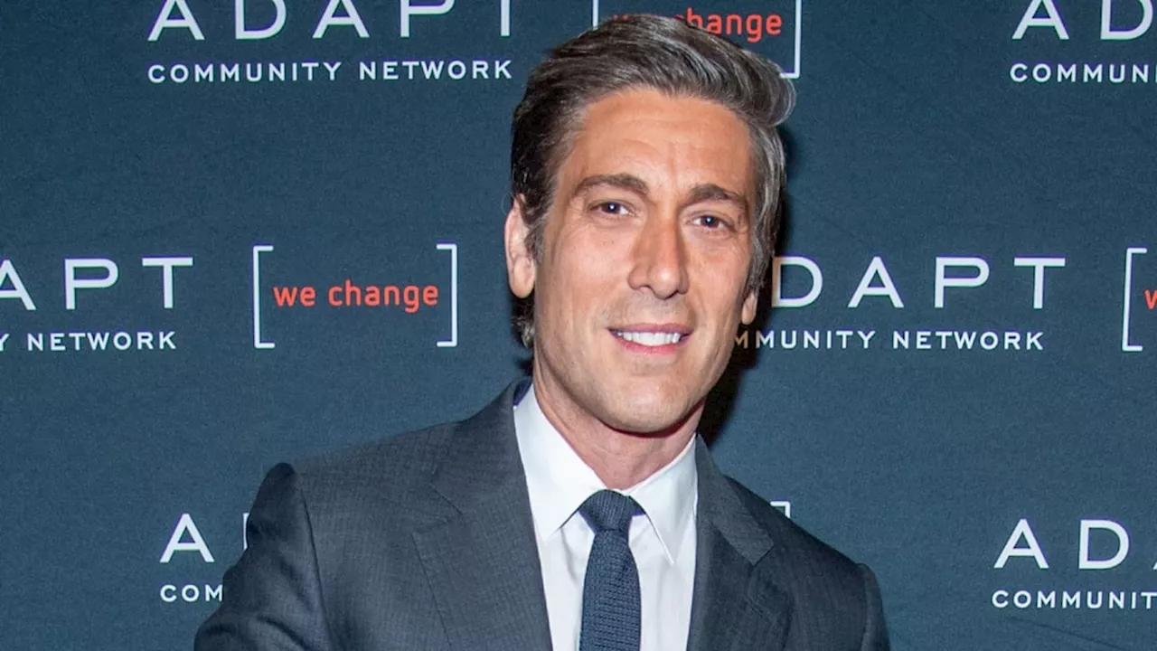 Inside David Muir's blended family in photograph with rarely-seen parents