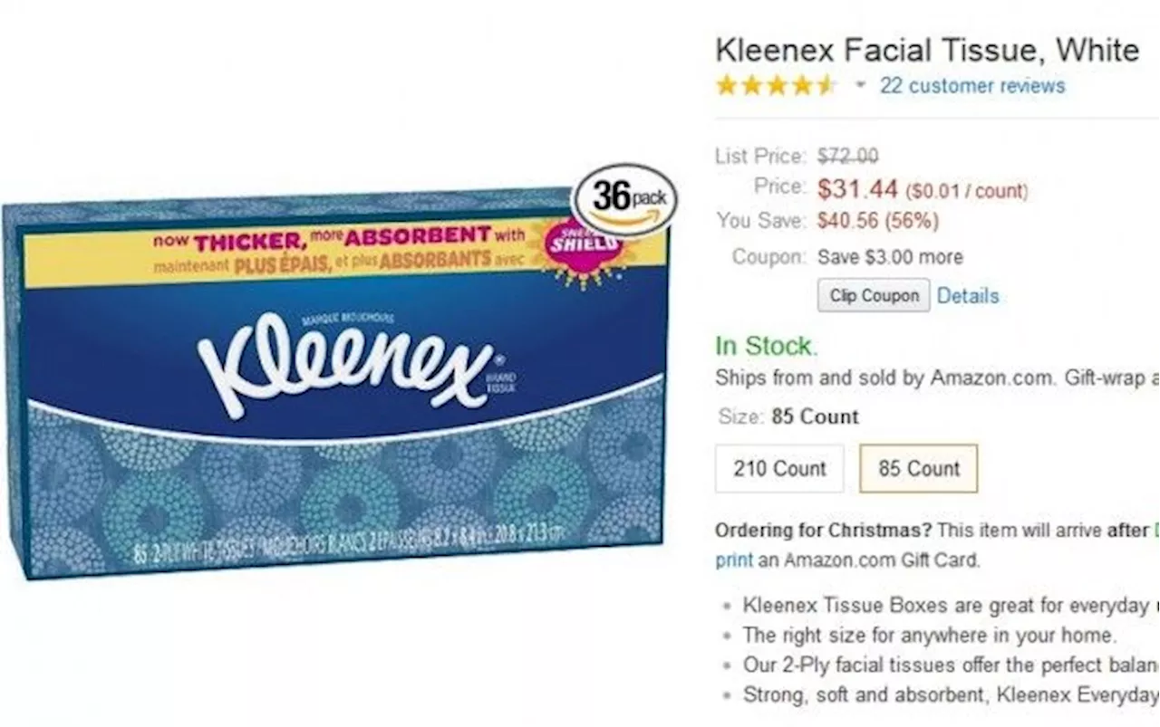 PIC: Pass The Tissues – Mother Thanks Kleenex For Taking A Load Off