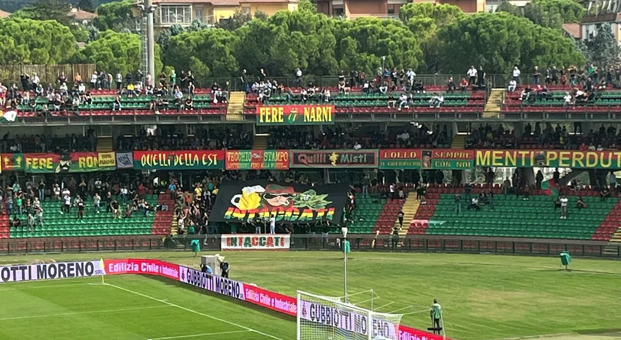 Terza sconfitta casalinga per la Ternana. Il Brescia vince con una rete di Bisoli