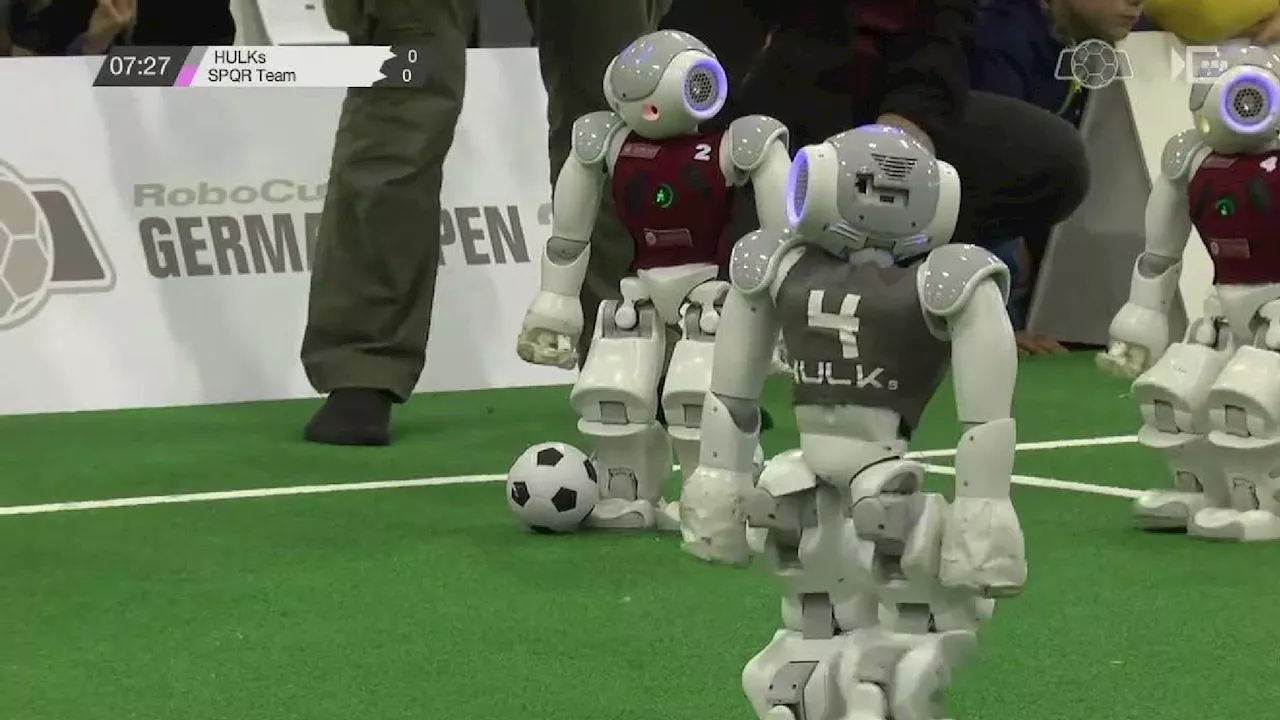 The RoboCup sees robot soccer teams go at it for the final win