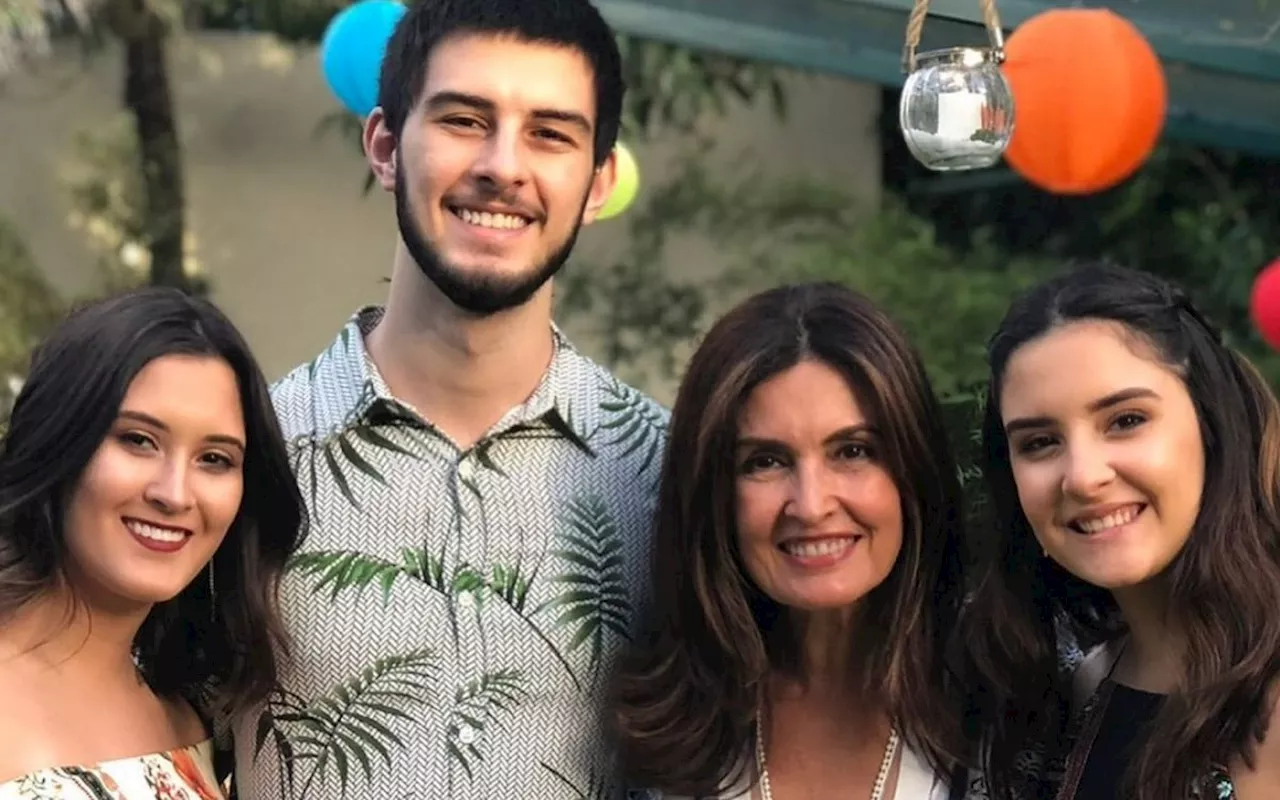 Fátima Bernardes homenageia filhos trigêmeos em aniversário de 26 anos: 'Meus pequenos'