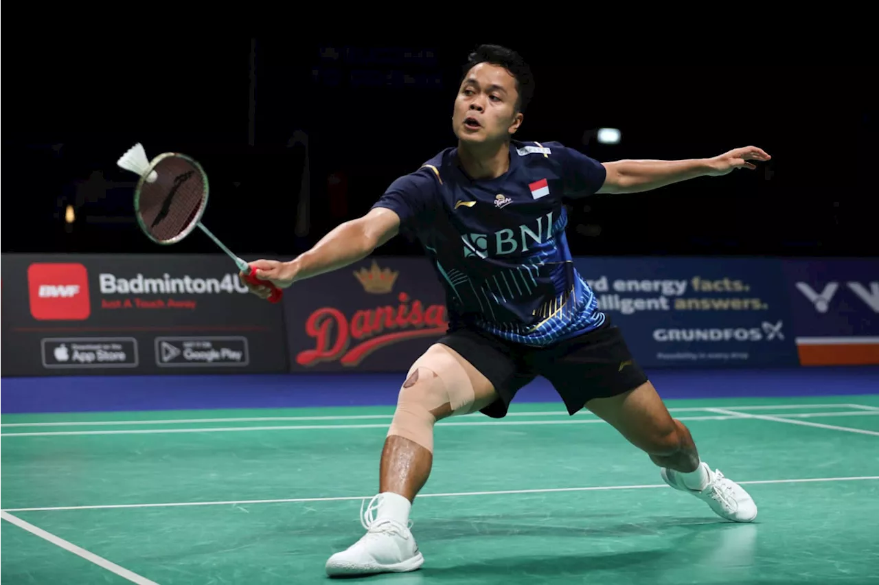 Denmark Oppen 2023: Ginting Gagal Berikan Kado Ulang Tahun Manis