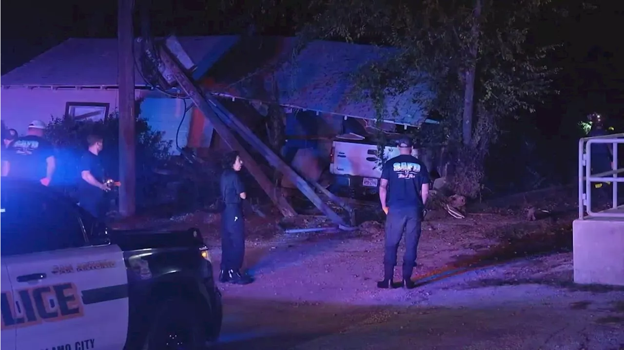 Suspected drunk driver crashes into home, SAPD says