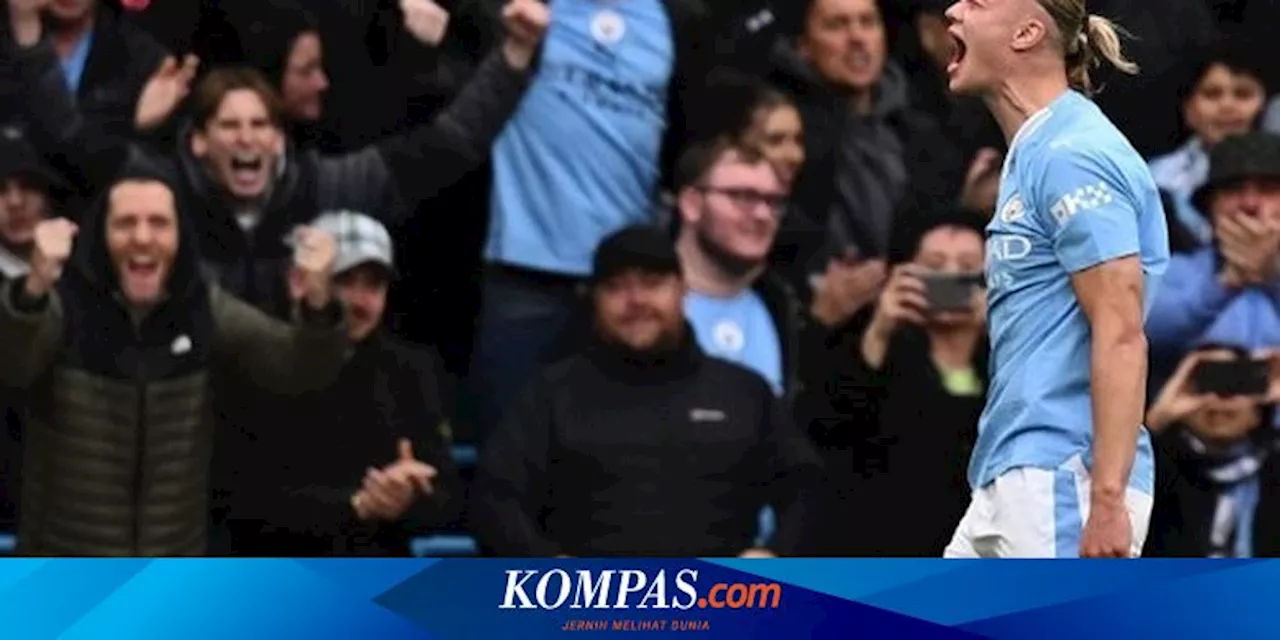 Hasil Man City Vs Brighton: Haaland Sudahi Kekeringan Gol, Citizens Menang 2-1