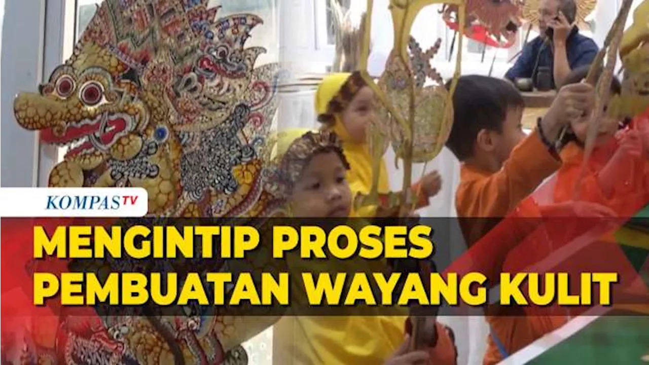 Jadi Daya Tarik Pelajar Semarang, Begini Proses Pembuatan Wayang Kulit