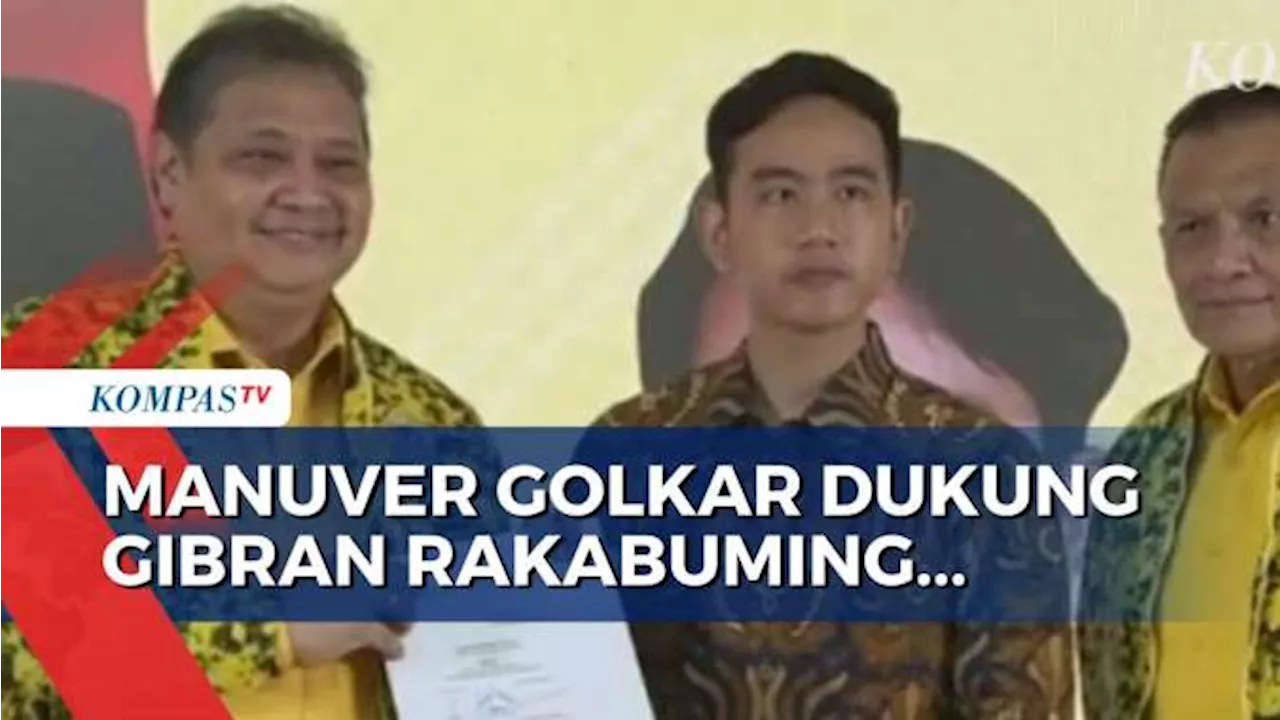 Momen Ketuk Palu Persetujuan Golkar Resmi Dukung Gibran Bacawapres Prabowo!