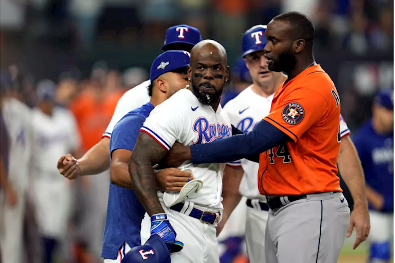 Astros' Abreu suspended 2 games by MLB, which says he intentionally threw at García