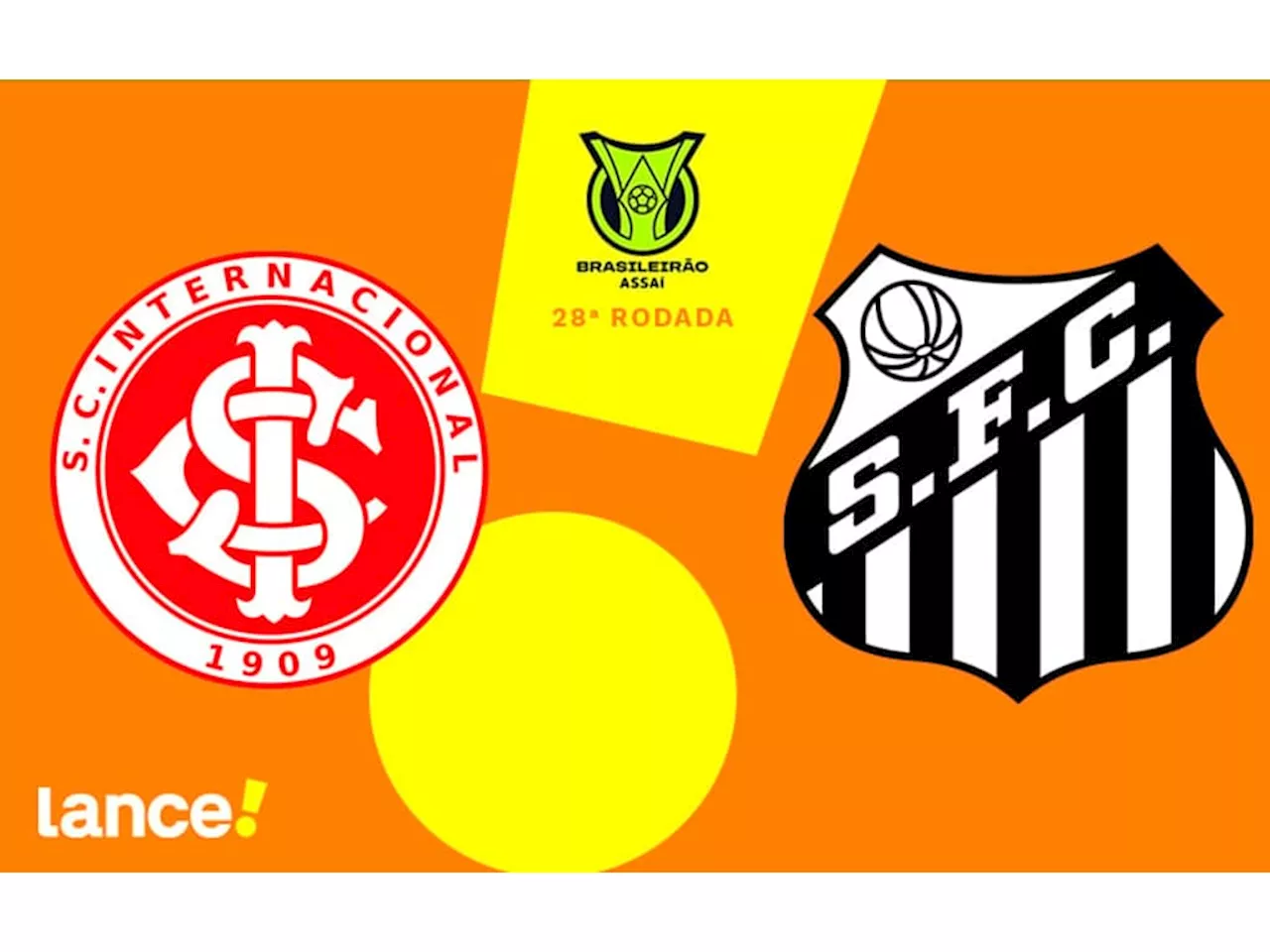 Internacional x Santos: onde assistir ao vivo e escalações