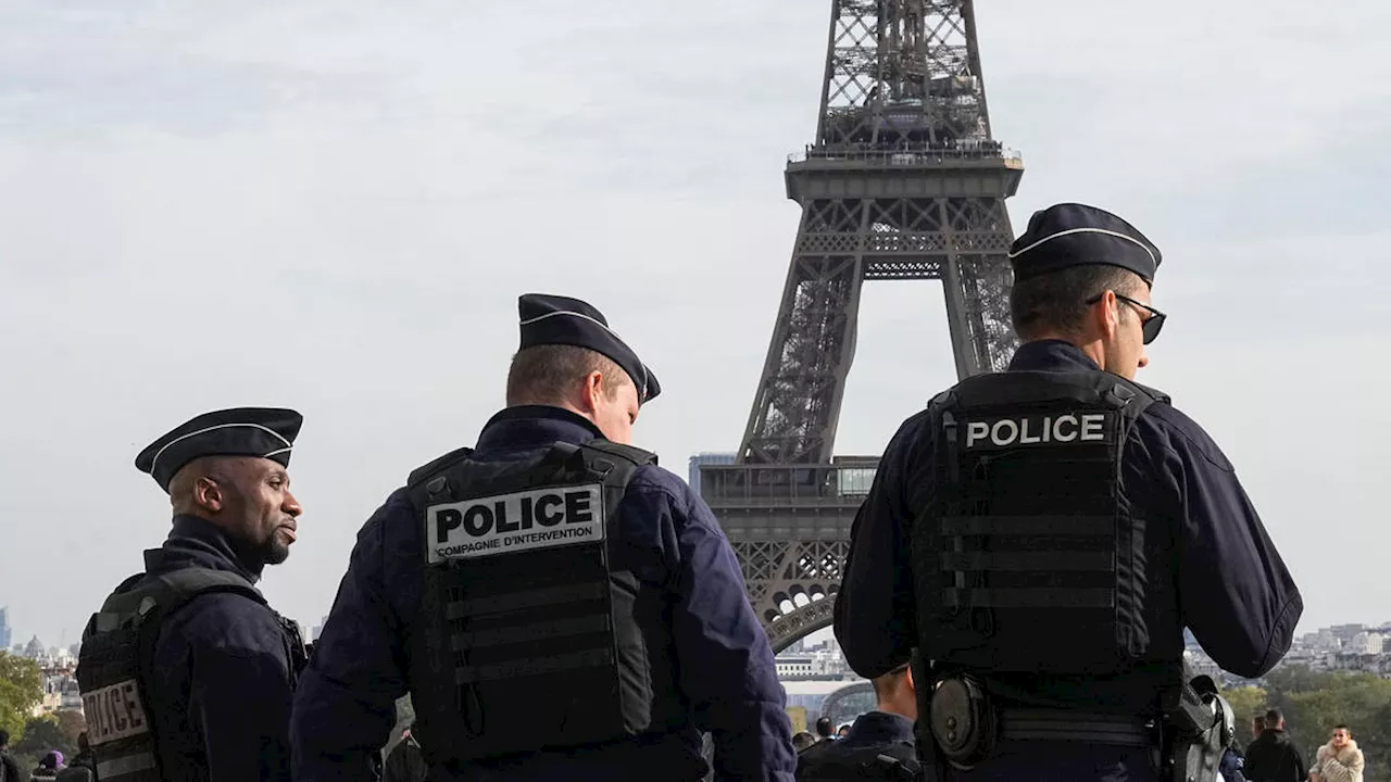 Man charged after female British police officer, 23, 'raped at knifepoint by Eiffel Tower'